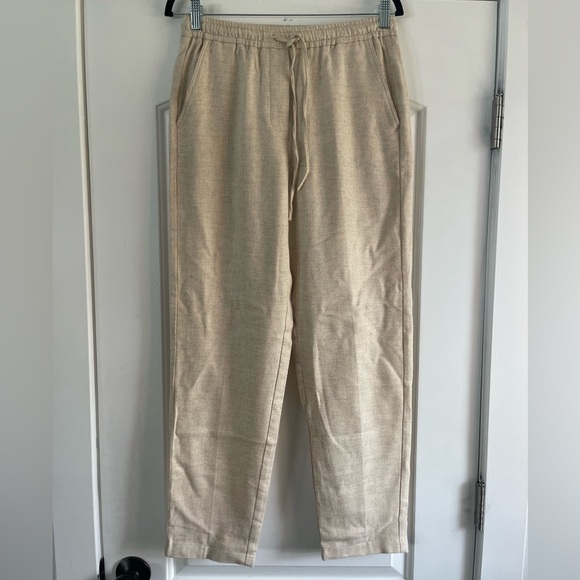 Diega Wool Blend Pull-on Pant Cream - M - Picture 1 of 5